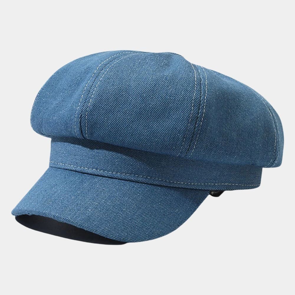 Béret en jean avec visière