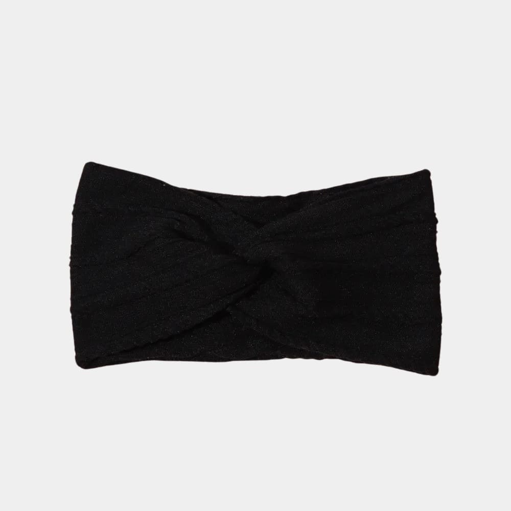 Bandeau bébé large noir