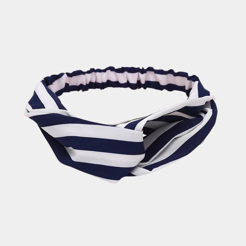 Bandeau bleu et blanc