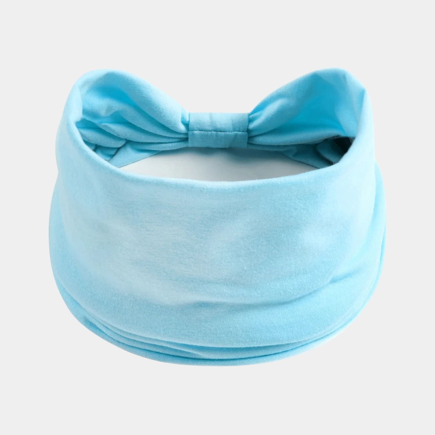 Bandeau bleu clair large uni