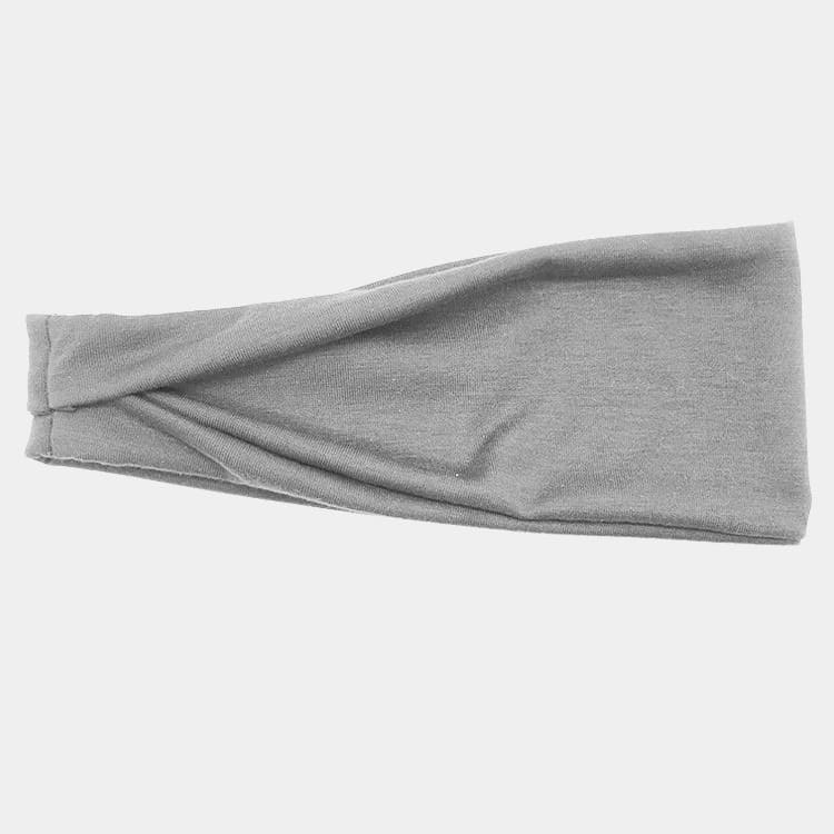 Bandeau élastique gris uni