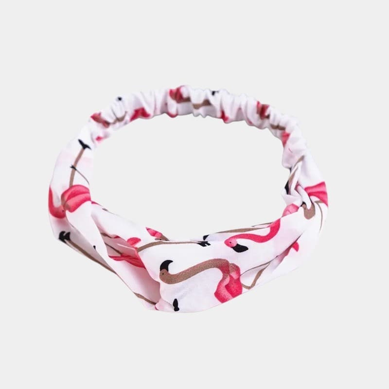 Bandeau flamant rose