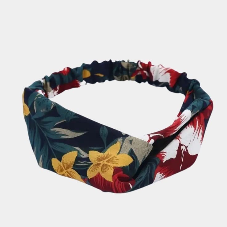 Bandeau tropical multicolore